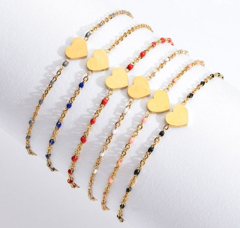 Pulsera color Corazón - mui mia