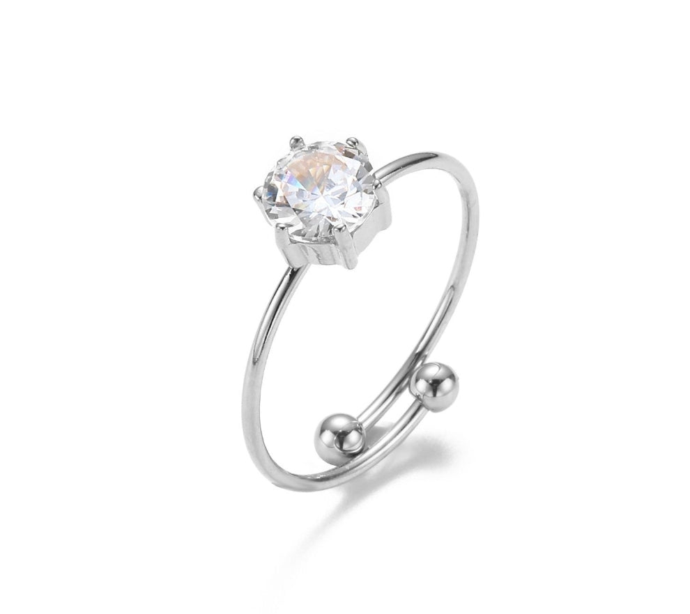Anillo Brillo Redondo