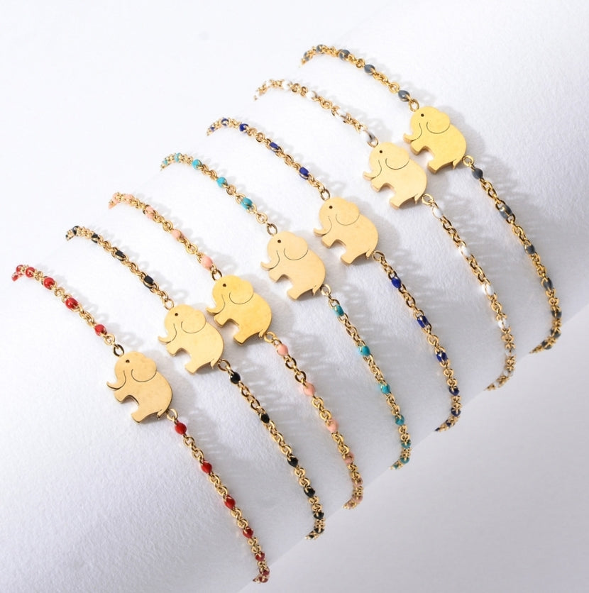 Pulsera color Elefantito - mui mia