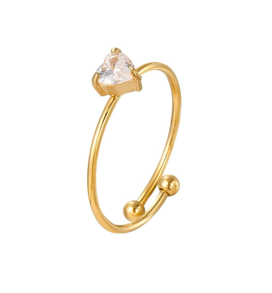 Anillo Brillo Triangulo