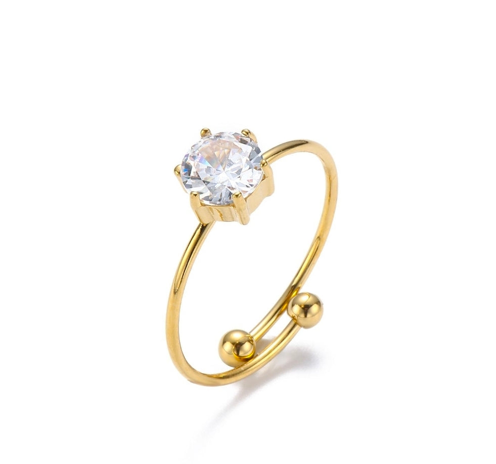 Anillo Brillo Redondo