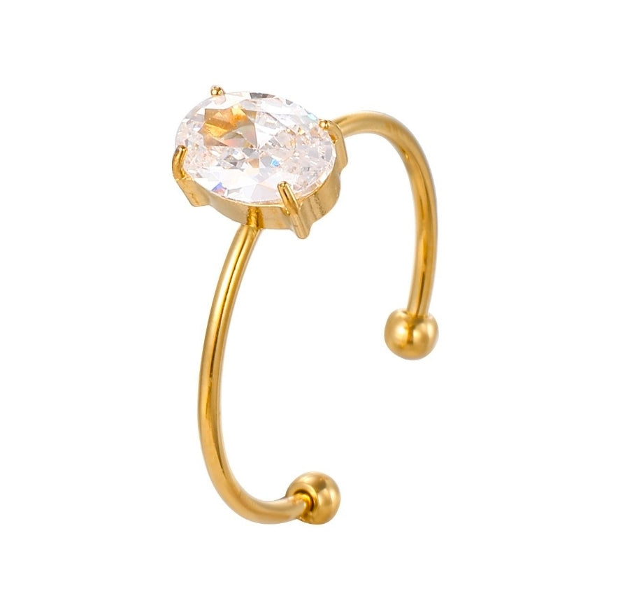 Anillo Brillo Oval