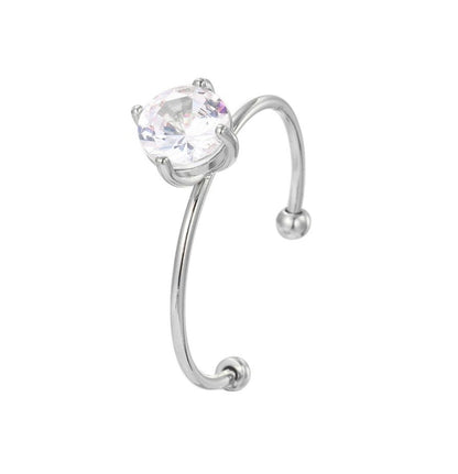 Anillo Brillo Redondo Grande