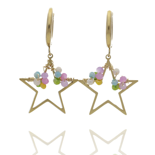 Pendientes Starry - mui mia